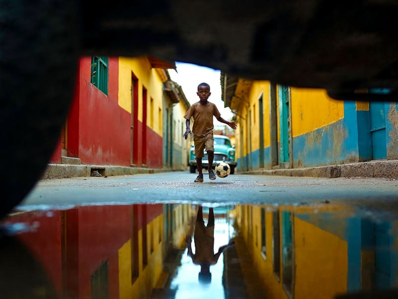REFLEXO DE UM MENINO - TONS DO CARIBE BY IA