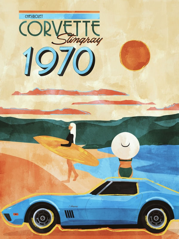 T06 CORVETTE1970 CHEVROLET 100 ANOS