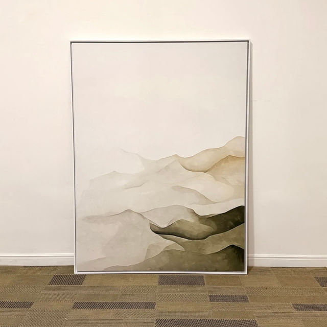 Quadro tela em canvas 90x120cm - Centelha 95 da Helo - Moldura Canaleta Baixa Branca