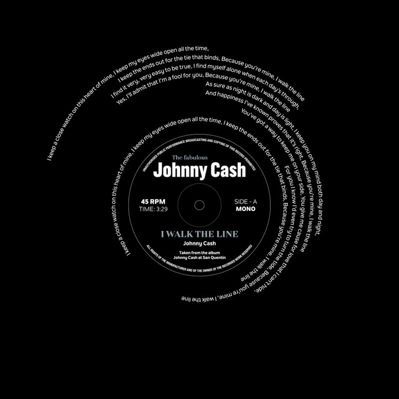 SINGLE JOHNNY CASH