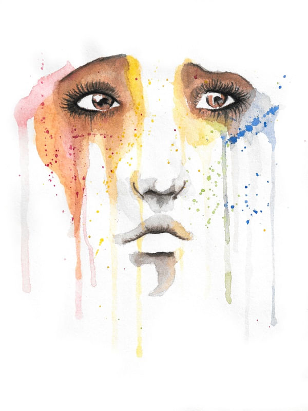 LÁGRIMAS EM AQUARELA
