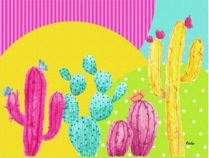 CACTOS COLORIDOS