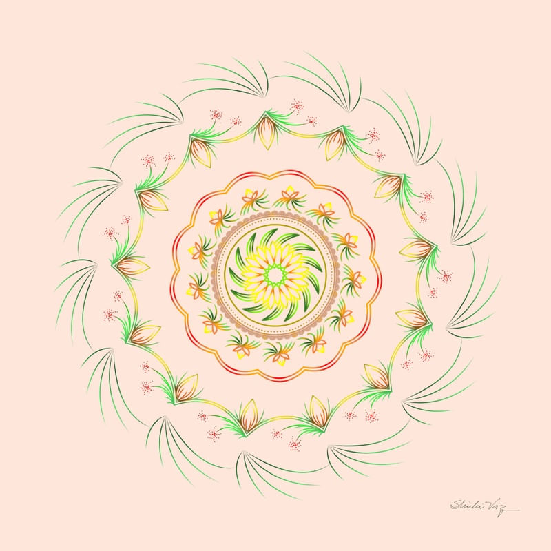 MANDALA FLORESCER ROSÊ
