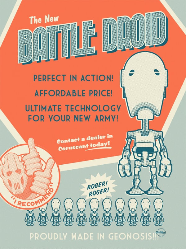 BATTLE DROIDS SALE