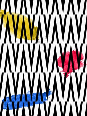 GEOMETRIC PRIMARY COLOR SPLASH