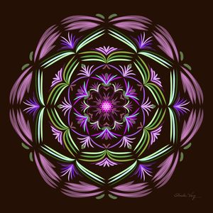 MANDALA NATURE MARROM