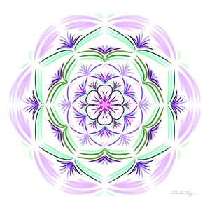 MANDALA NATURE ROSA