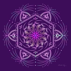 MANDALA VIOLET ROSA