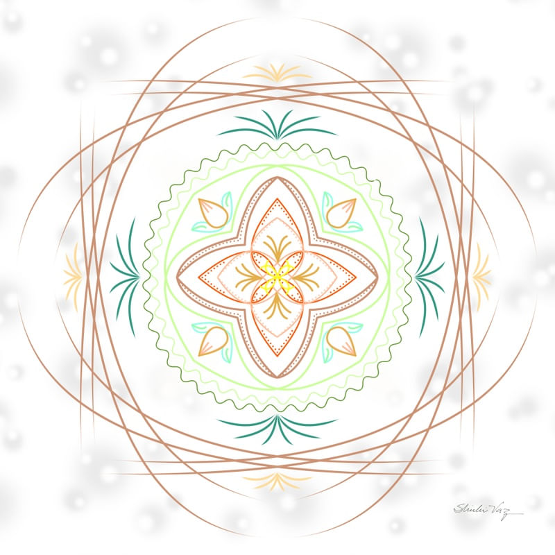 MANDALA FLOR DE LARANJEIRA
