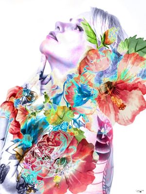 JU AND FLOWERS