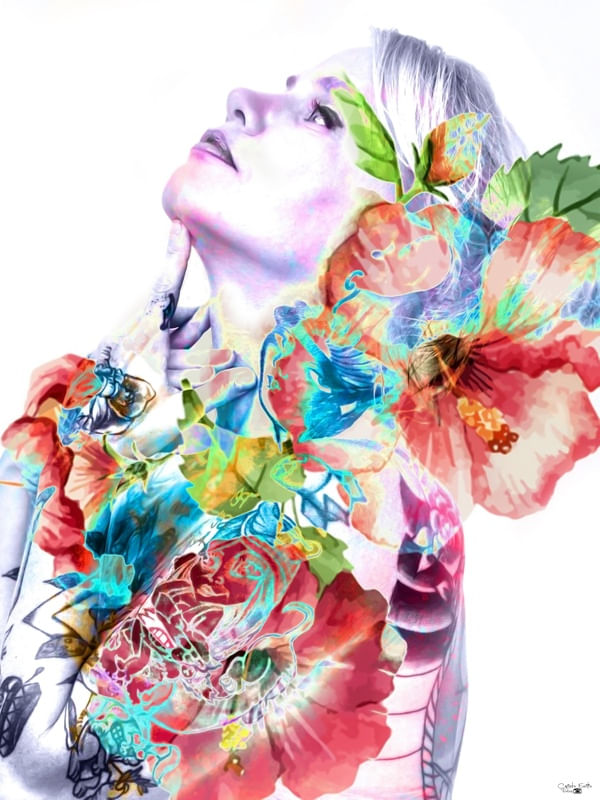 JU AND FLOWERS