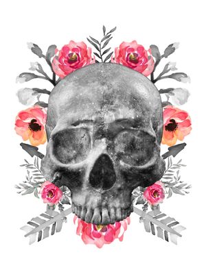 FLORAL SKULL POP