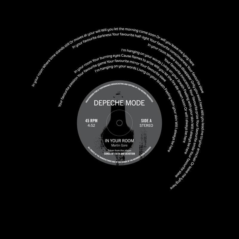 SINGLE DEPECHE MODE IN YOUR ROOM