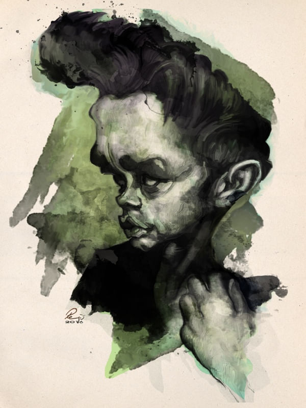 JAMES DEAN CARICATURA