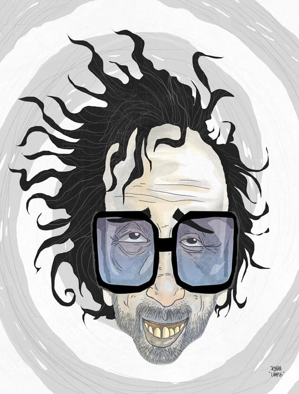 TIM BURTON CARICATURA