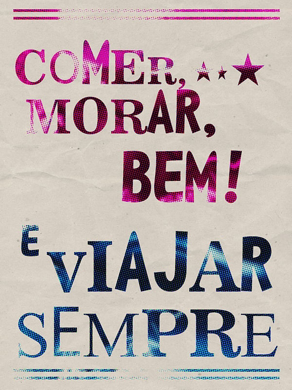 COMER BEM E VIAJAR SEMPRE!