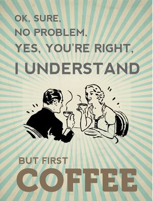 BUT FIRST COFFEE VINTAGE