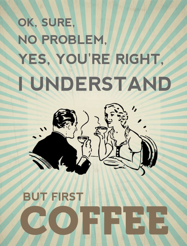 BUT FIRST COFFEE VINTAGE