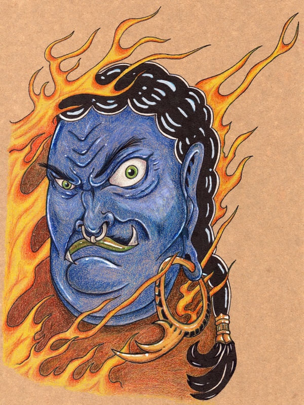 DEMON TATTOO 001