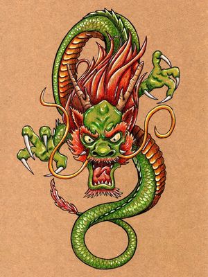 DREEN DRAGON TATTOO 001