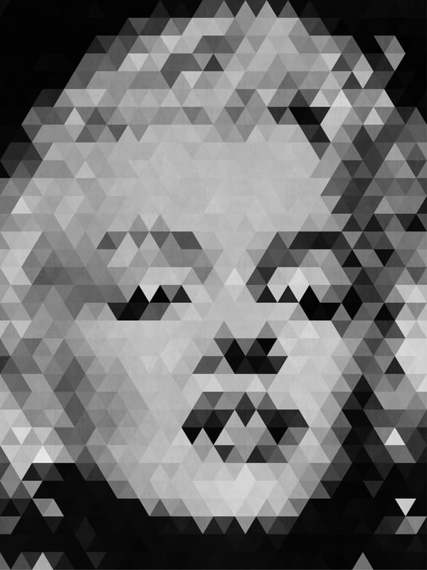 MARILYN MONROE GEOMETRICO
