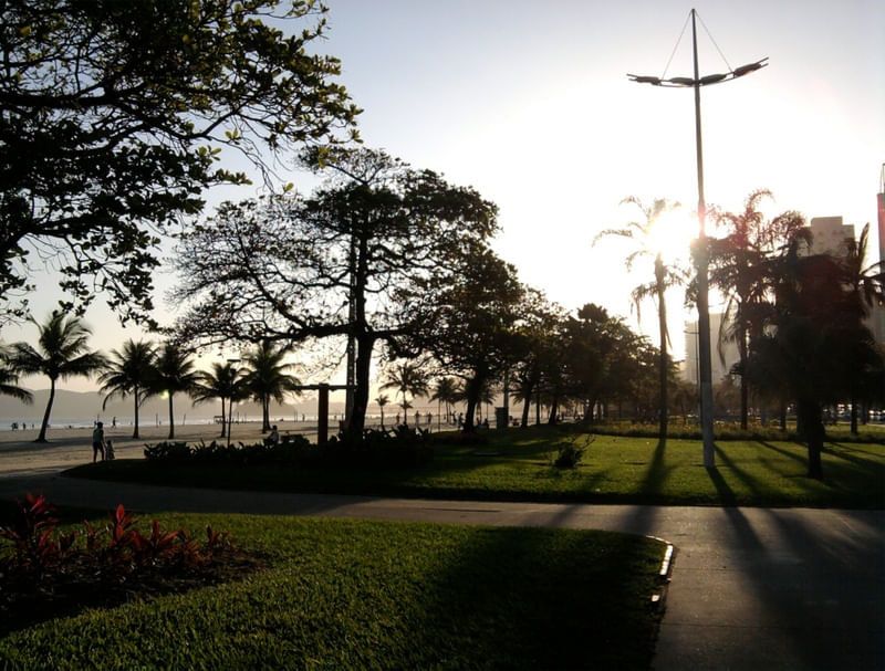 FIM DE TARDE EM SANTOS