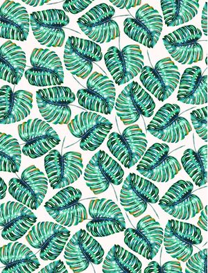 PADRÃO FOLHAS TROPICAIS