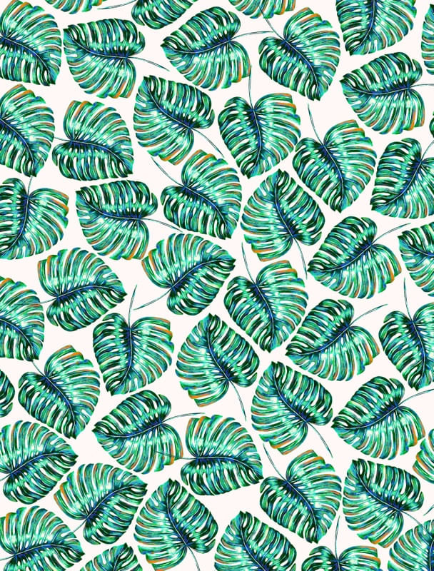 PADRÃO FOLHAS TROPICAIS