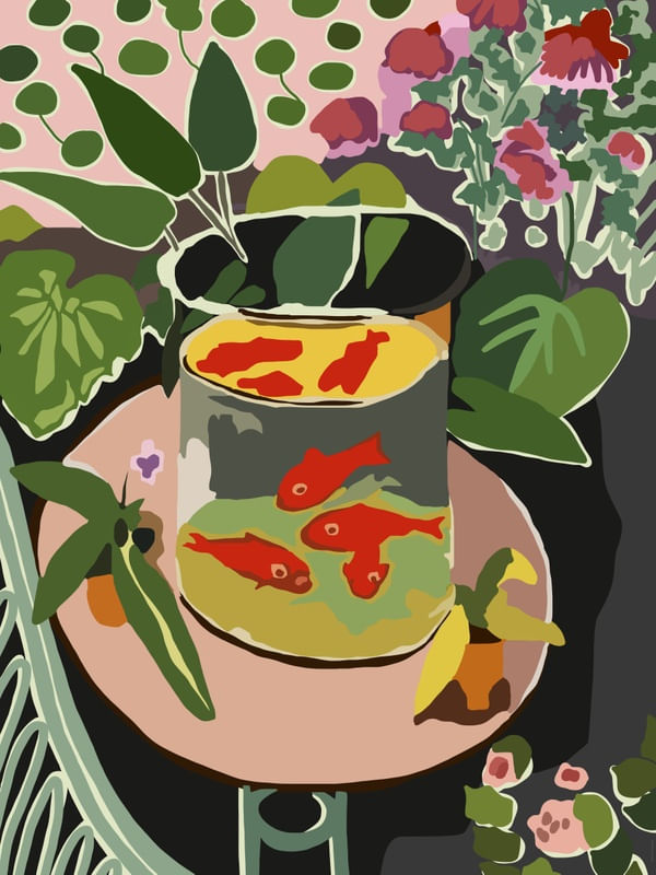 PEIXES VERMELHOS DE MATISSE