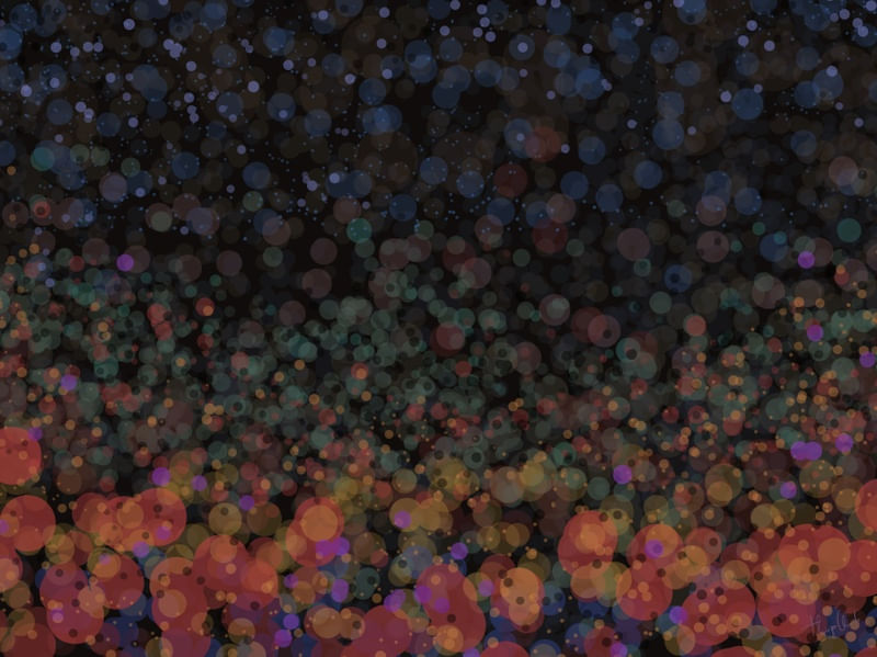 FLORES ABSTRATO PONTOS