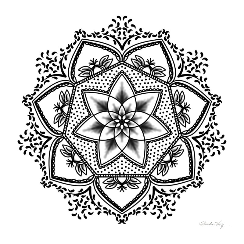 MANDALA FLOR DA ÁGUA