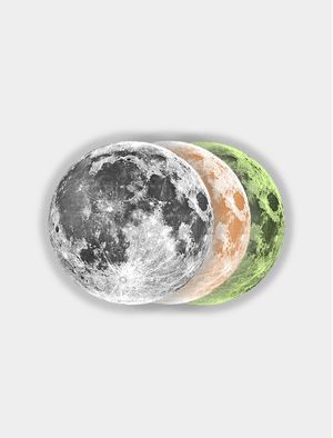 TRICOLOR MOON