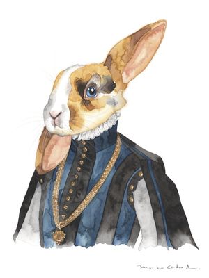 COELHO RENASCIMENTO 2 AQUARELA