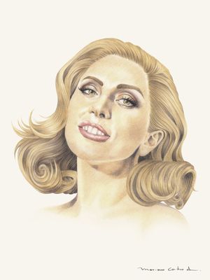 LADY GAGA RETRATO