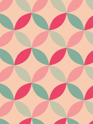 VINTAGE ROSA GEOMETRICO