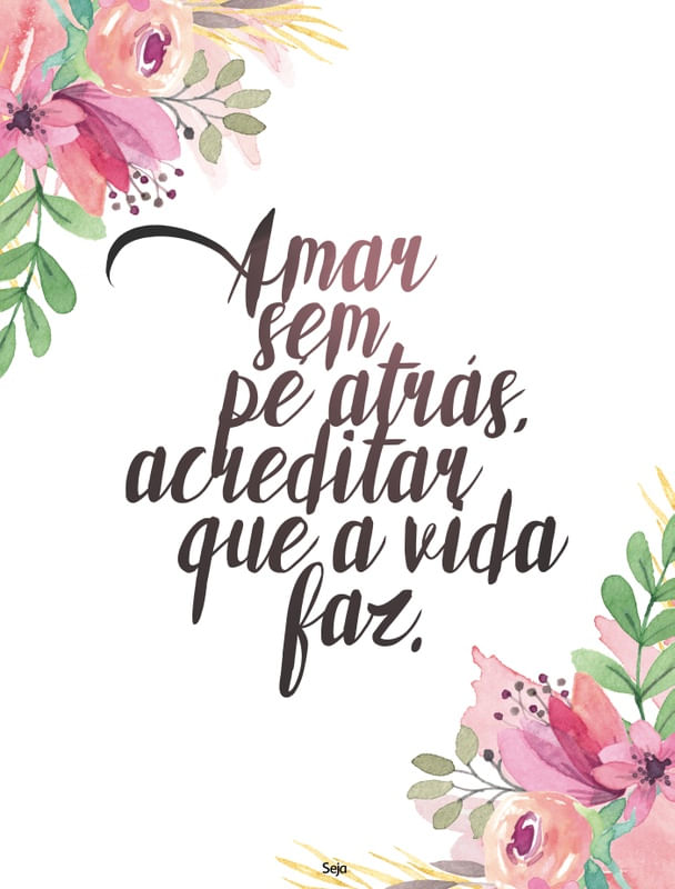 AMAR SEM PÉ ATRÁS - POR SEJA