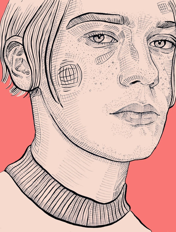 MAN IN PINK