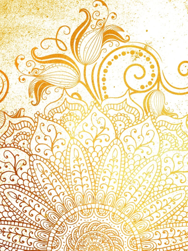 MANDALA - GOLDEN BRUSH