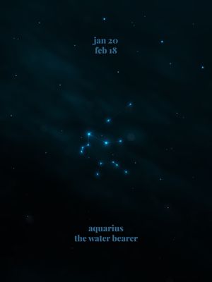 AQUARIUS THE WATER BEARER