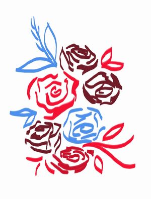 ROSAS SÃO VERMELHAS E TAMBÉM SÃO AZUIS