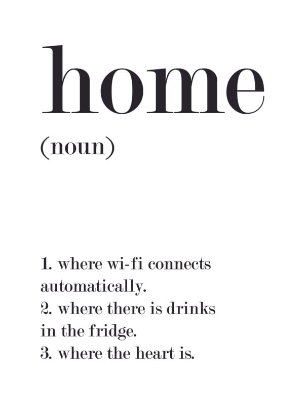 HOME MEANING
