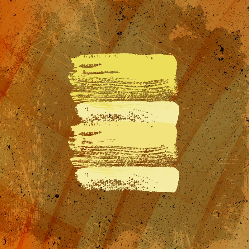 AMARELO SOBRE LARANJA