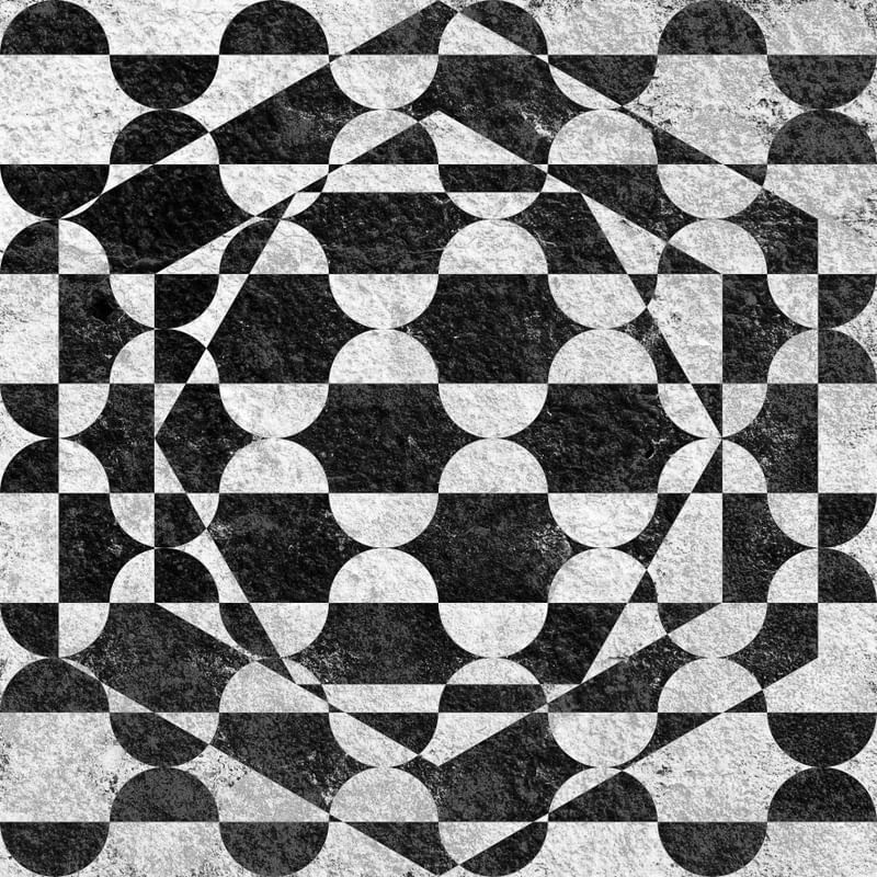 GEOMETRIC BLACK KALEIDOSCOPE
