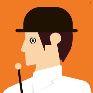 LARANJA MECÂNICA - MINIMALISTA