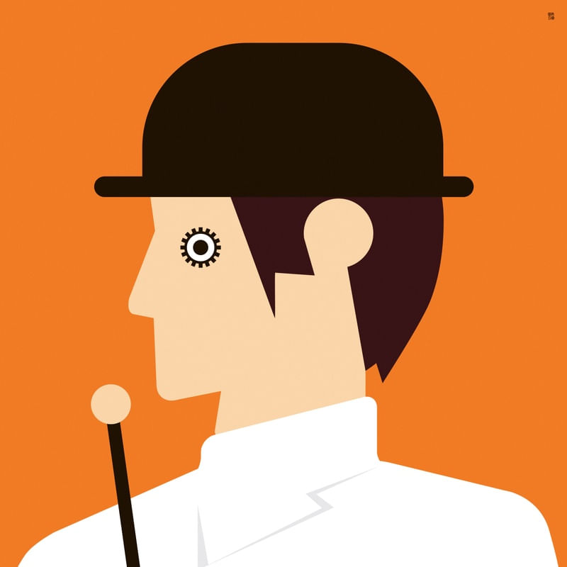 LARANJA MECÂNICA - MINIMALISTA