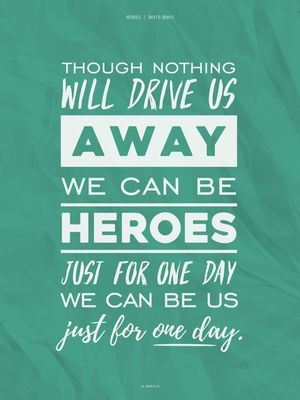 HEROES DAVID BOWIE BY LA B.