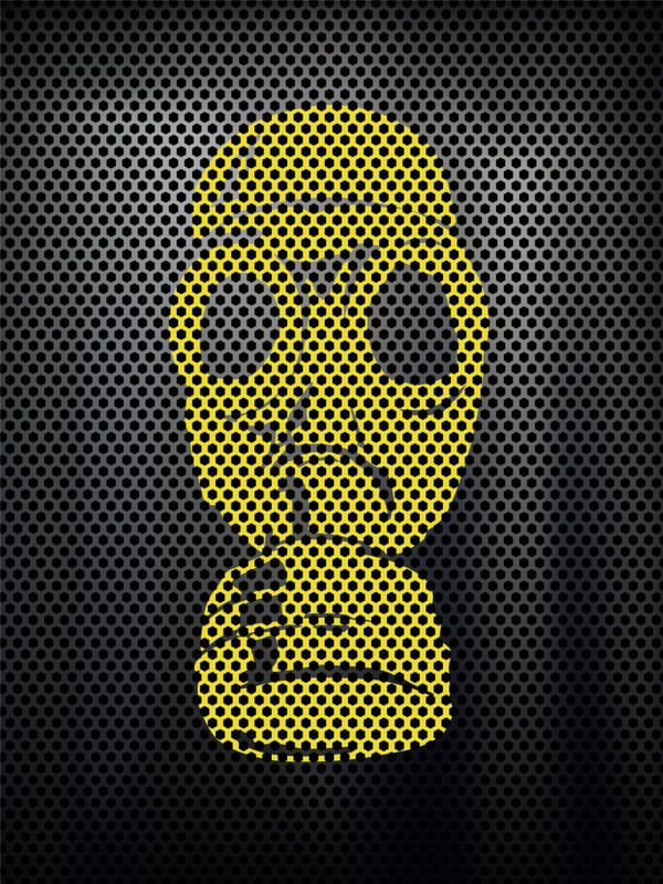 YELLOW GAS MASK