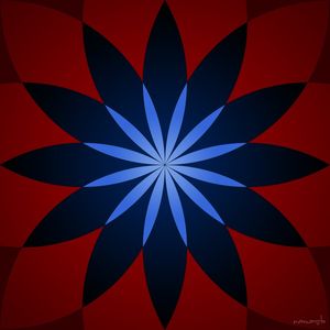 MANDALA RED - ROSACEA
