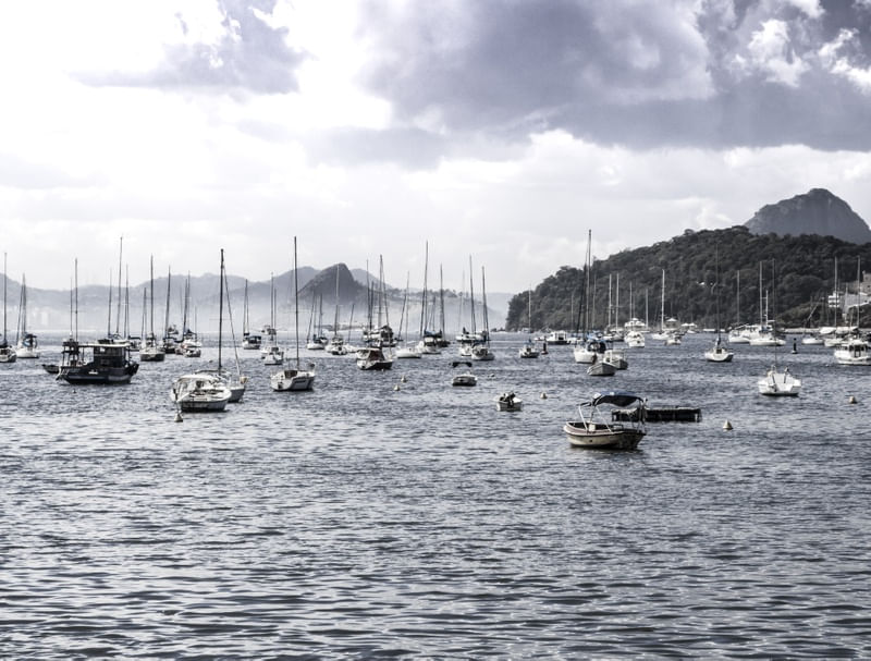 BOAT IN THE SEA