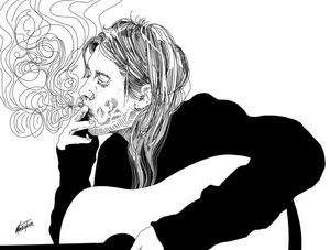 SINGER KURT COBAIN
